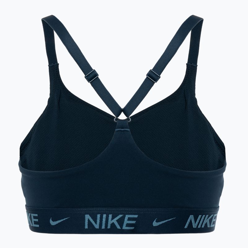 Biustonosz treningowy Nike Dri-Fit Indy Light Support armoury navy 2