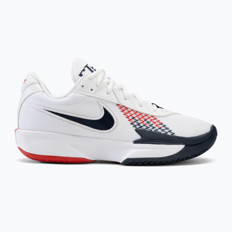 Buty do koszykówki męskie Nike G.T. Cut Academy white/sport red/obsidian 2