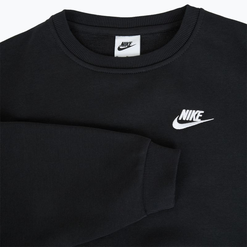 Bluza dziecięca Nike Sportswear Club Fleece black/white 7
