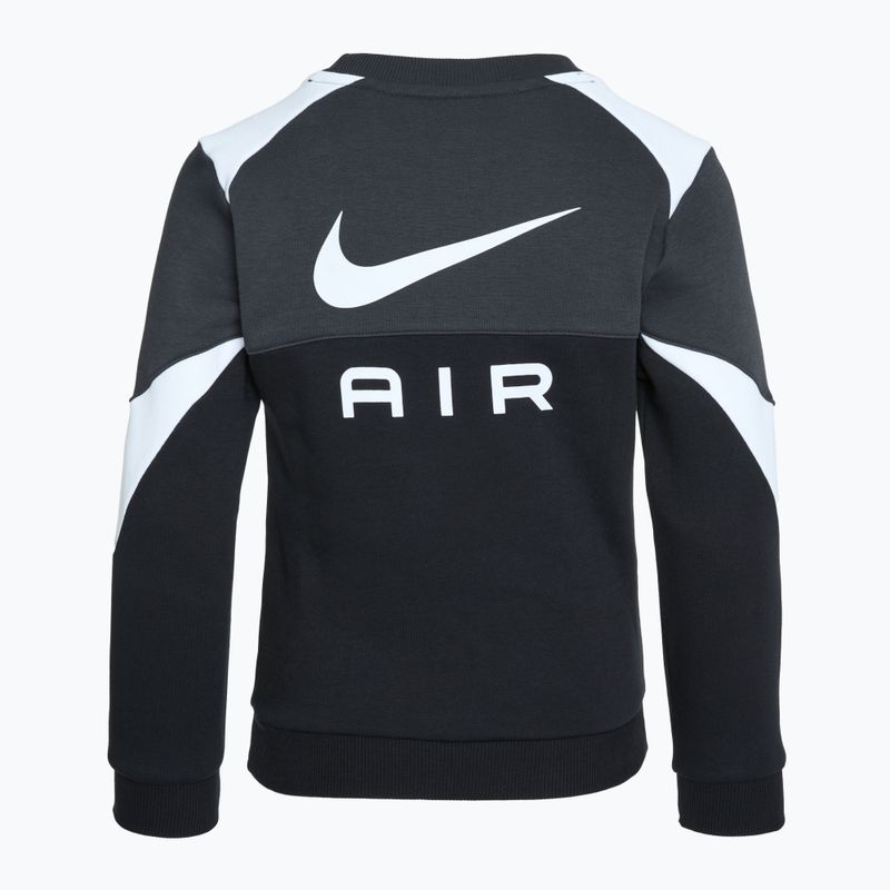 Bluza dziecięca Nike Air Crew black/anthracite white/white 2