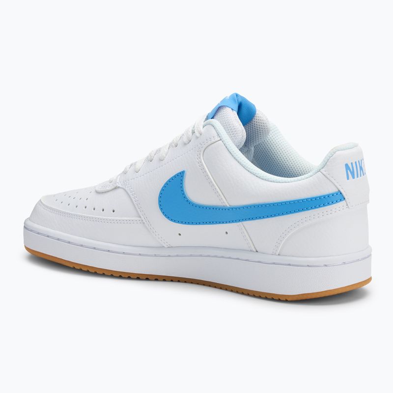 Buty męskie Nike Court Vision Low white/gum yellow/university blue 3