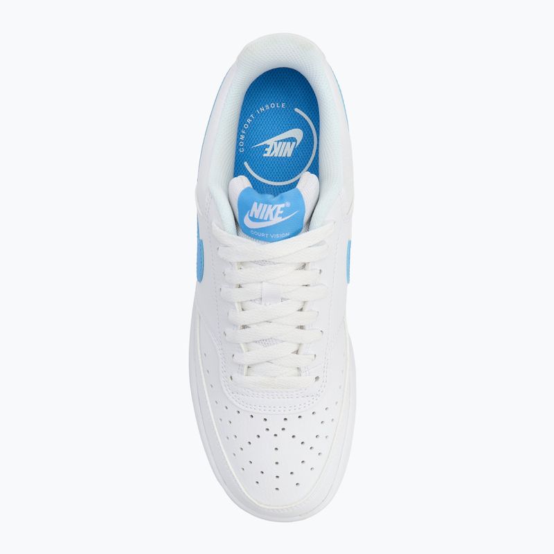 Buty męskie Nike Court Vision Low white/gum yellow/university blue 5