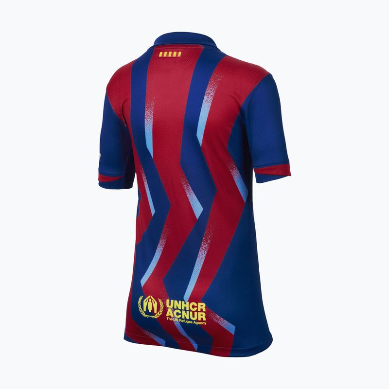 Koszulka piłkarska dziecięca Nike FC Barcelona 2025/26 Stadium Fourth gym blue/gym blue/salsa red/opti yellow 7