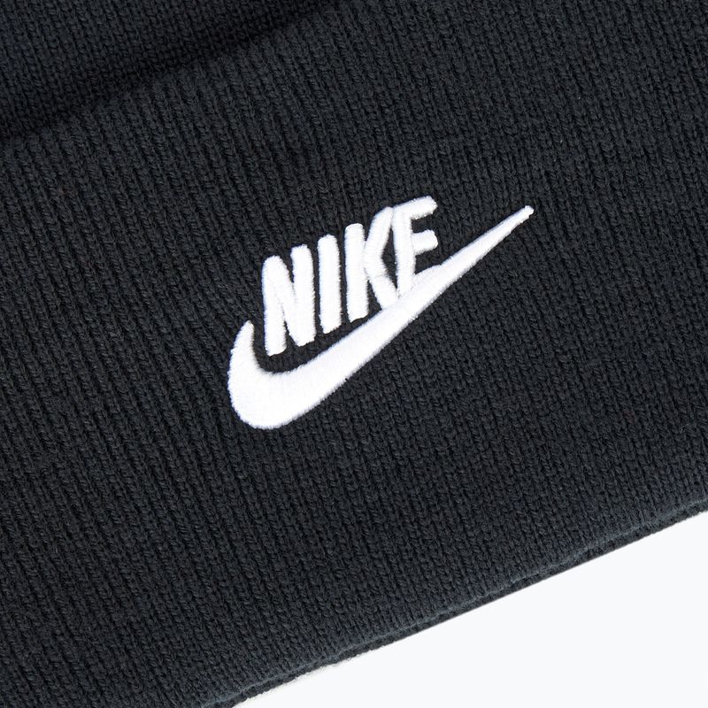 Czapka zimowa Nike Peak Futura Beanie black/white 3