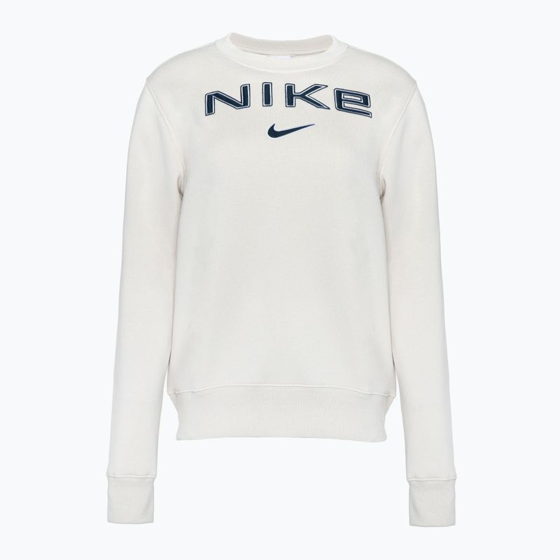 Bluza damska Nike Sportswear Phoenix Fleece light orewood brn/white/armory navy