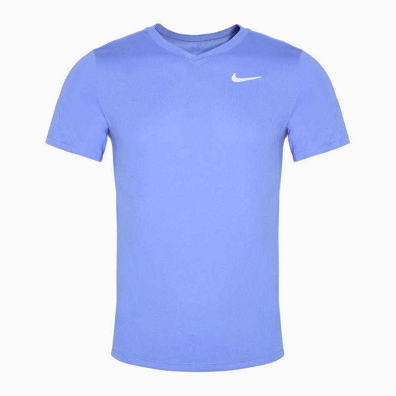 Koszulka tenisowa męska Nike Court Dri-FIT Victory royal pulse / white