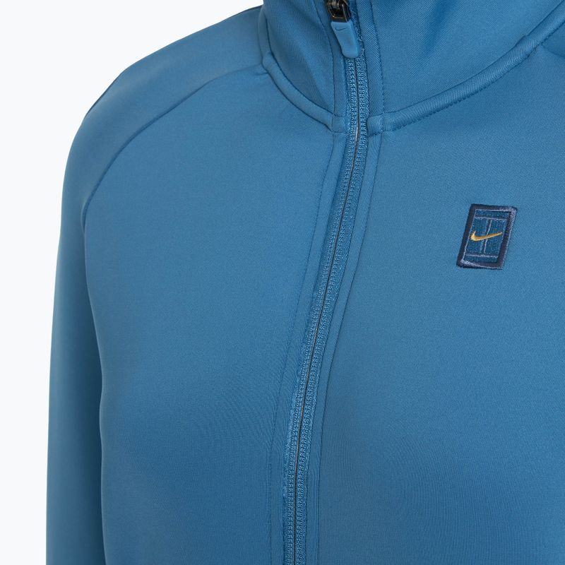Bluza tenisowa damska Nike Court Dri-Fit Heritage FZ aegean storm/aegean storm 3
