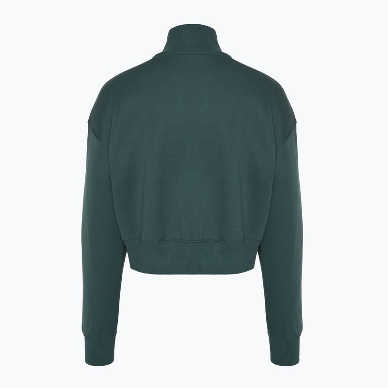 Bluza damska Nike Sportswear Phoenix Fleece 1/2 Zip Cropped vintage green/ sail 2