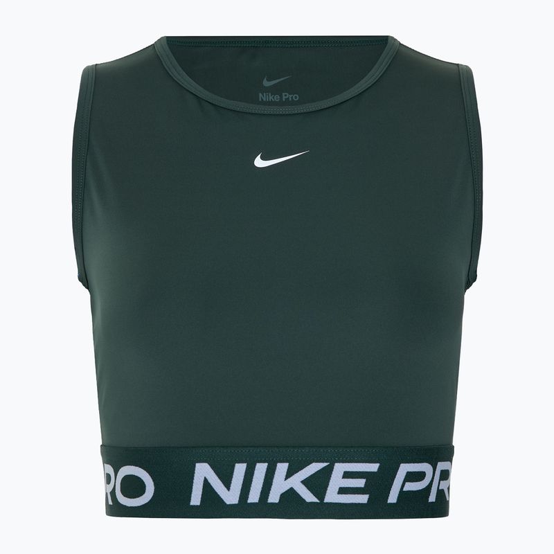 Tank top treningowy damski Nike Pro Dri-Fit vintage green/white