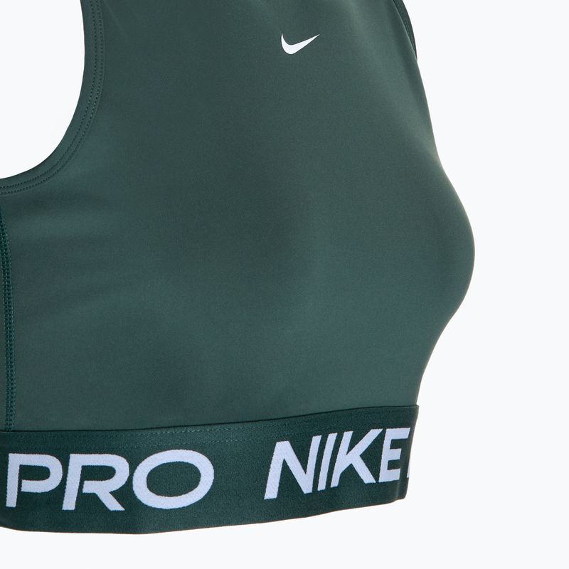 Tank top treningowy damski Nike Pro Dri-Fit vintage green/white 3