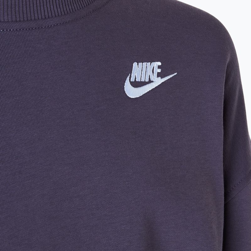 Bluza dziecięca Nike Sportswear Club Fleece dark raisin/white 3