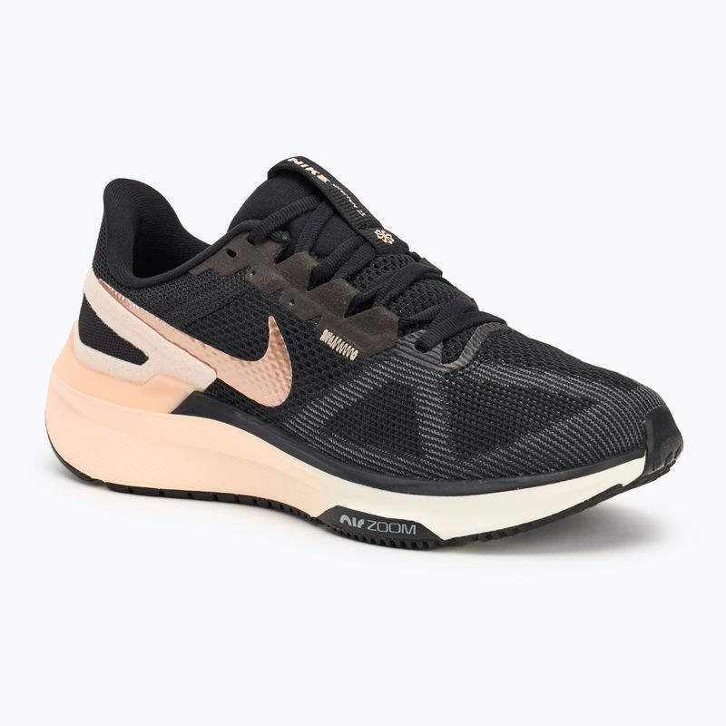 Buty do biegania damskie Nike Structure 25 black/crimson tint/ anthracite/metallic red bronze