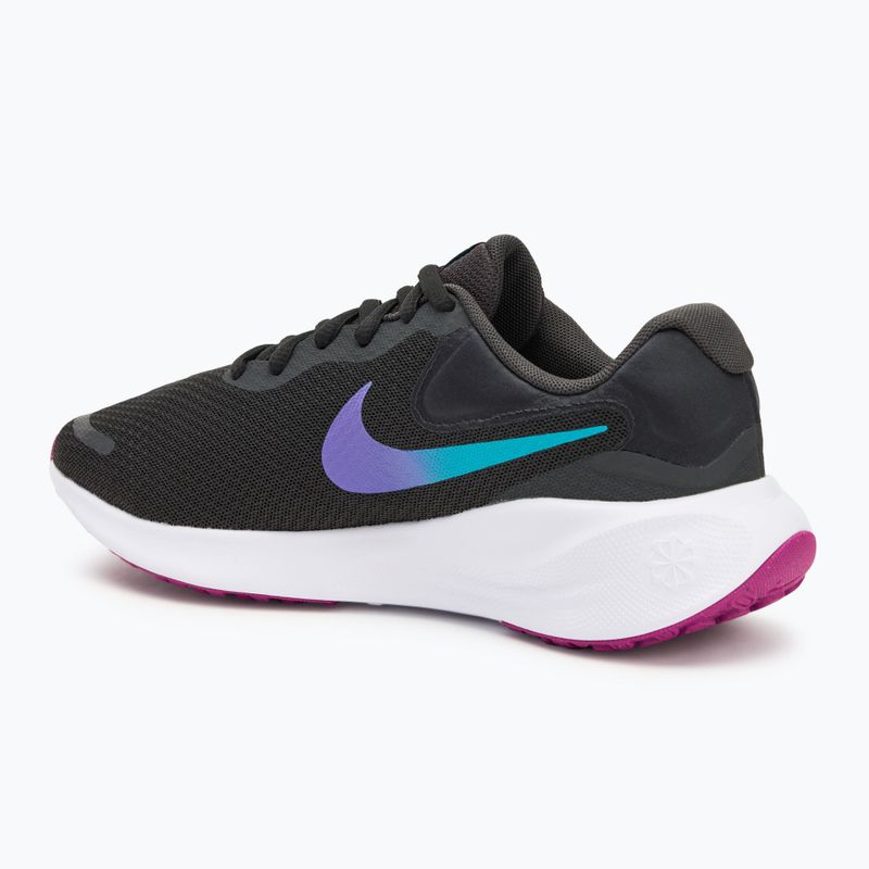 Buty do biegania damskie Nike Revolution 7 dark smoke grey/hyper violet/white/dusty cactus 3