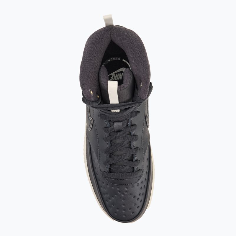 Buty męskie Nike Court Vision Mid elemental dark smoke grey/light bone/dark smoke grey 5