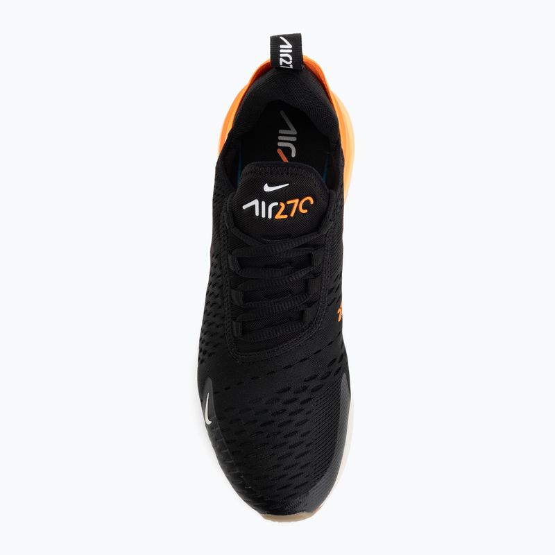 Buty męskie Nike Air Max 270 black/bright crimson/total orange 5