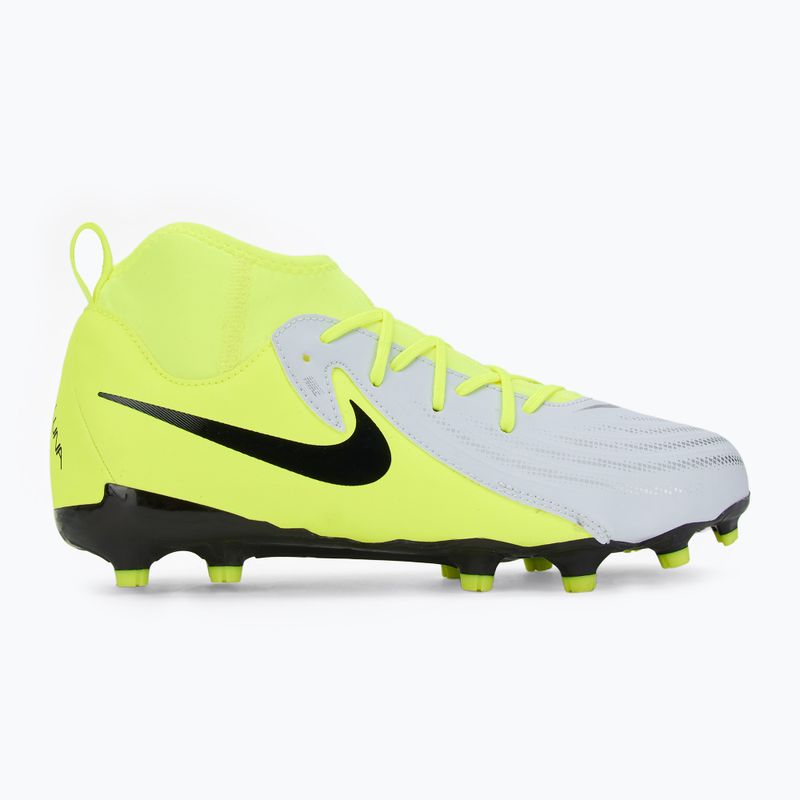 Buty piłkarskie dziecięce Nike Phantom Luna 2 Academy FG/MG metallic silver/volt/black 2