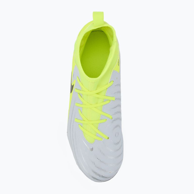 Buty piłkarskie dziecięce Nike Phantom Luna 2 Academy FG/MG metallic silver/volt/black 5