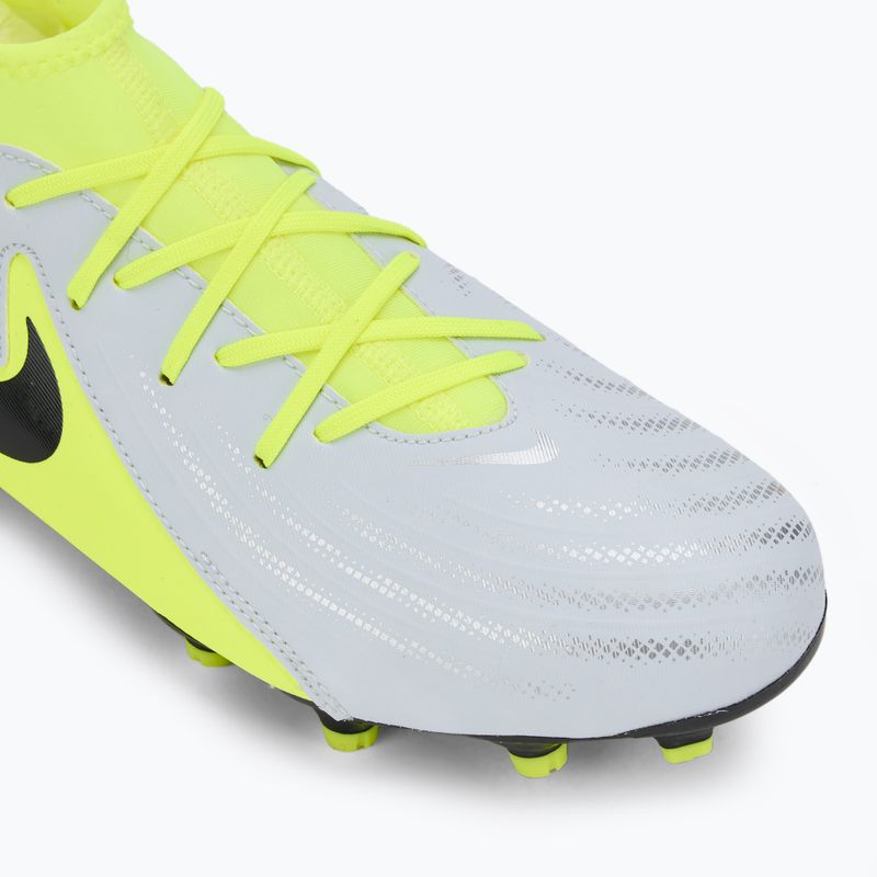 Buty piłkarskie dziecięce Nike Phantom Luna 2 Academy FG/MG metallic silver/volt/black 7