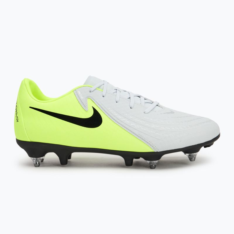 Buty piłkarskie męskie Nike Phantom GX 2 Academy metallic silver/volt/black 2