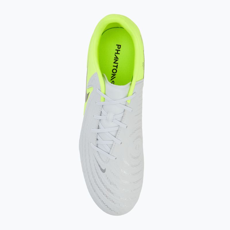 Buty piłkarskie męskie Nike Phantom GX 2 Academy metallic silver/volt/black 5