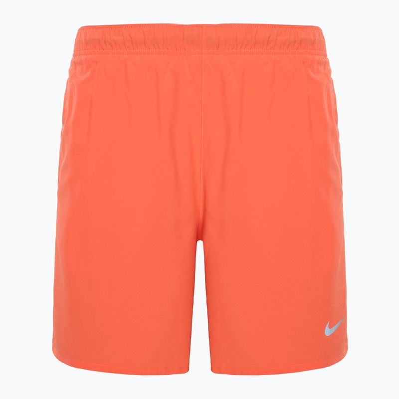 Spodenki męskie Nike Dri-Fit Challenger 7" Brief-Lined light wild mango / reflective silver