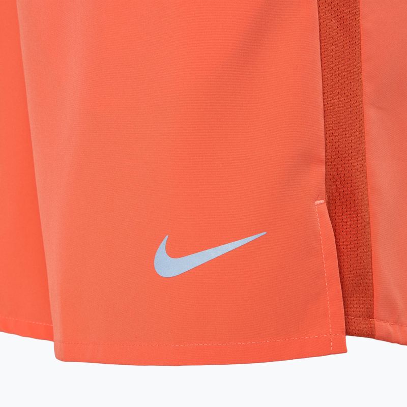 Spodenki męskie Nike Dri-Fit Challenger 7" Brief-Lined light wild mango / reflective silver 3