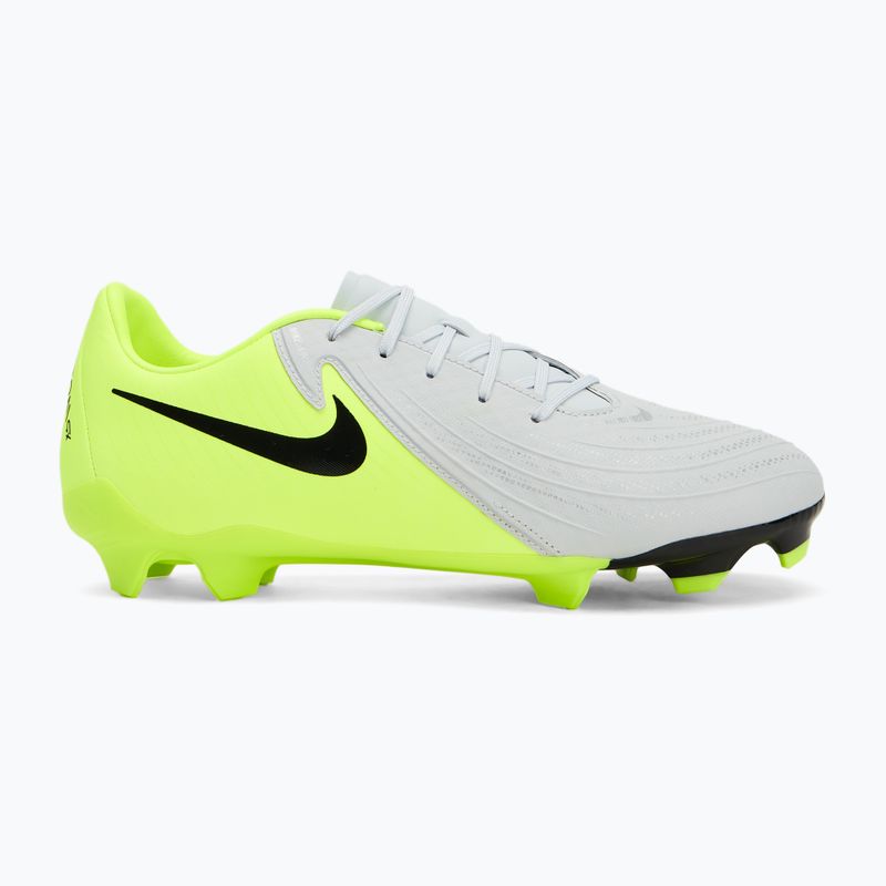 Buty piłkarskie męskie Nike Phantom GX 2 Academy FG/MG metallic silver/volt/black 2