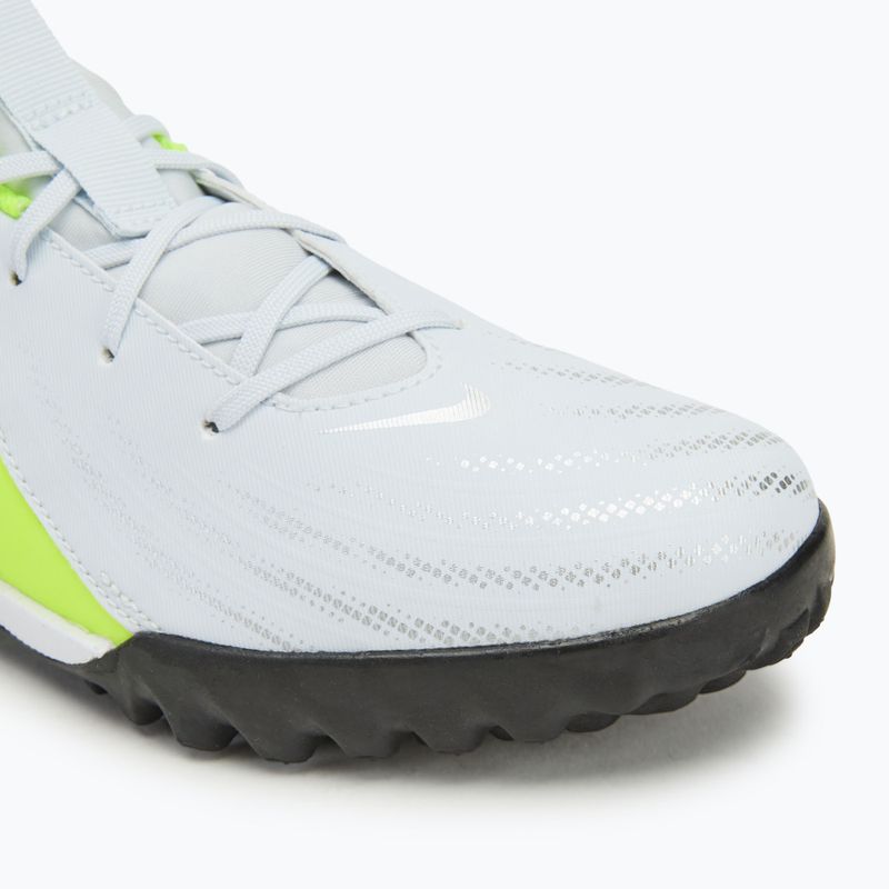 Buty piłkarskie dziecięce Nike Phantom GX 2 Academy TF metallic silver/volt/black 7