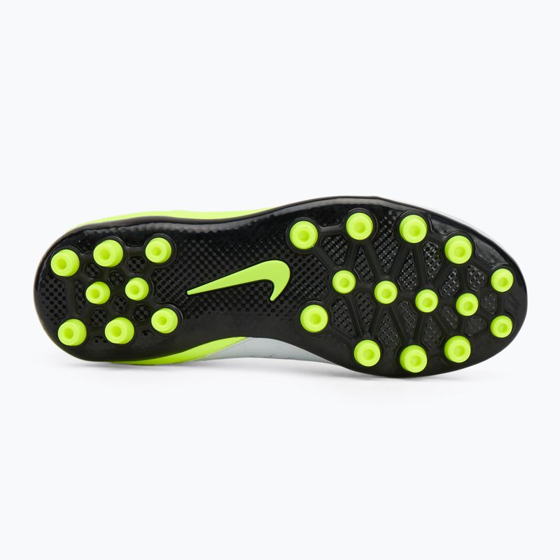 Buty piłkarskie dziecięce Nike Phantom Luna 2 Academy AG Jr metallic silver/black/volt 4