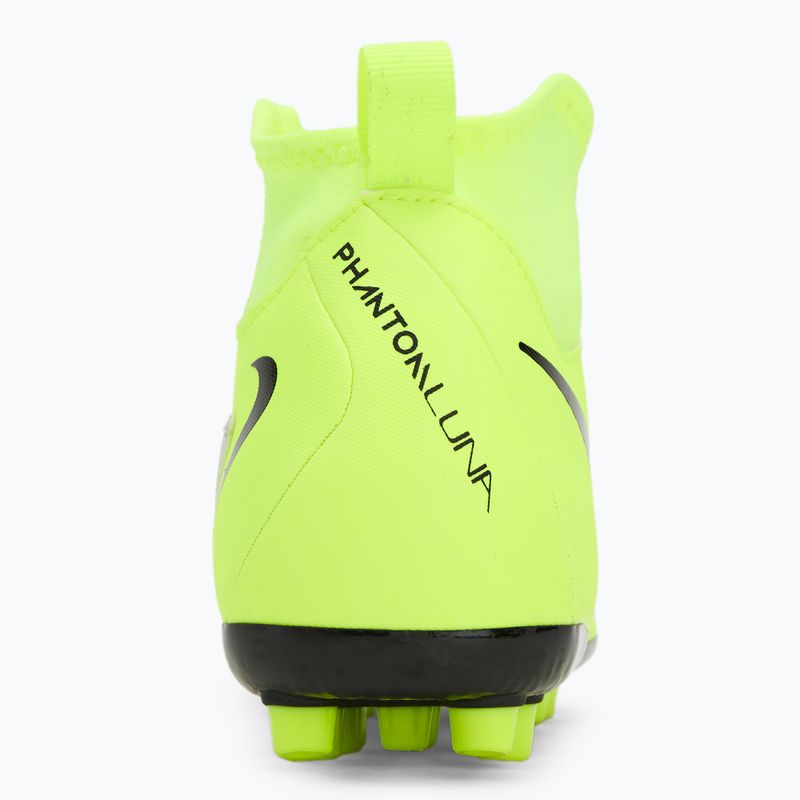 Buty piłkarskie dziecięce Nike Phantom Luna 2 Academy AG Jr metallic silver/black/volt 6