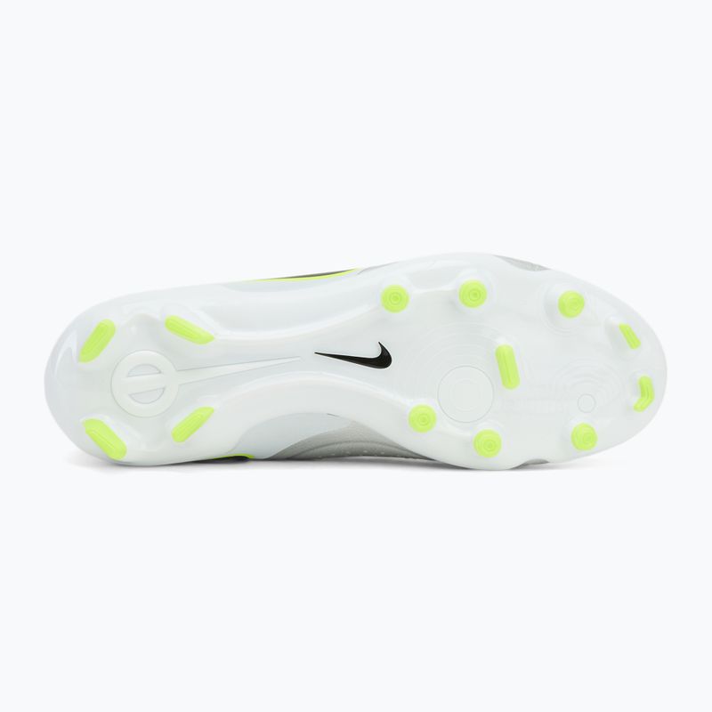 Buty piłkarskie męskie Nike Tiempo Legend 10 Academy FG/MG metallic silver/volt/black 4