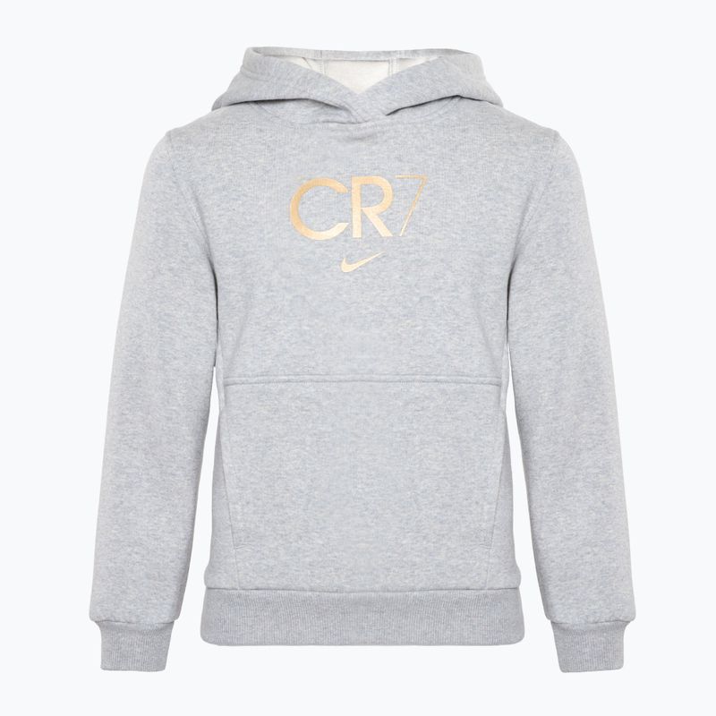 Bluza dziecięca Nike CR7 Club Fleece light smoke grey/heather/metallic gold