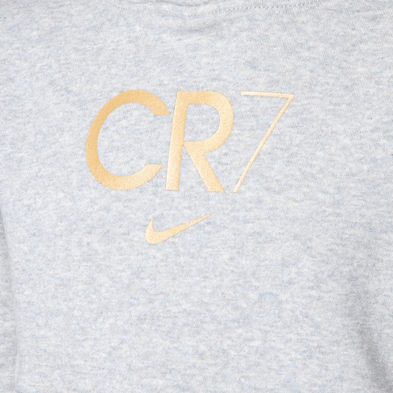 Bluza dziecięca Nike CR7 Club Fleece light smoke grey/heather/metallic gold 3