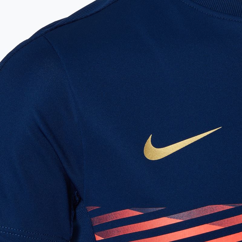 Koszulka piłkarska dziecięca Nike CR7 Academy Dri-FIT blue void/ blue void/ metallic grey 3