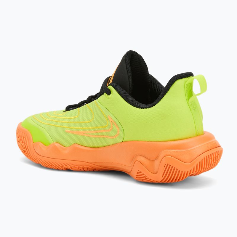 Buty do koszykówki dziecięce Nike Giannis Immortality 4 cyber/ sundial/ lightning/ bright mandarin 3