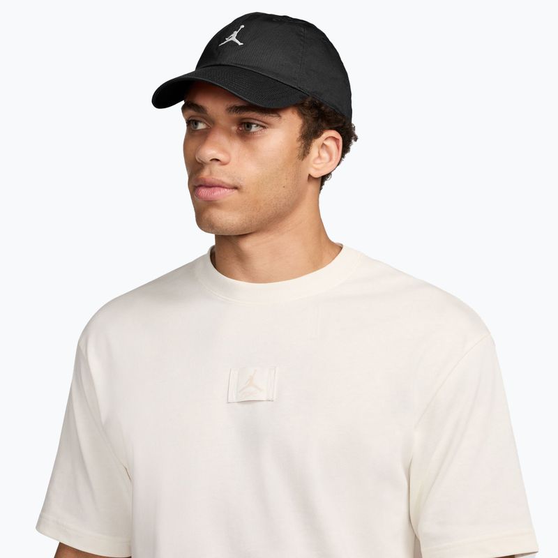 Czapka z daszkiem  Jordan Club Unstructured Curved-Bill black/white 5