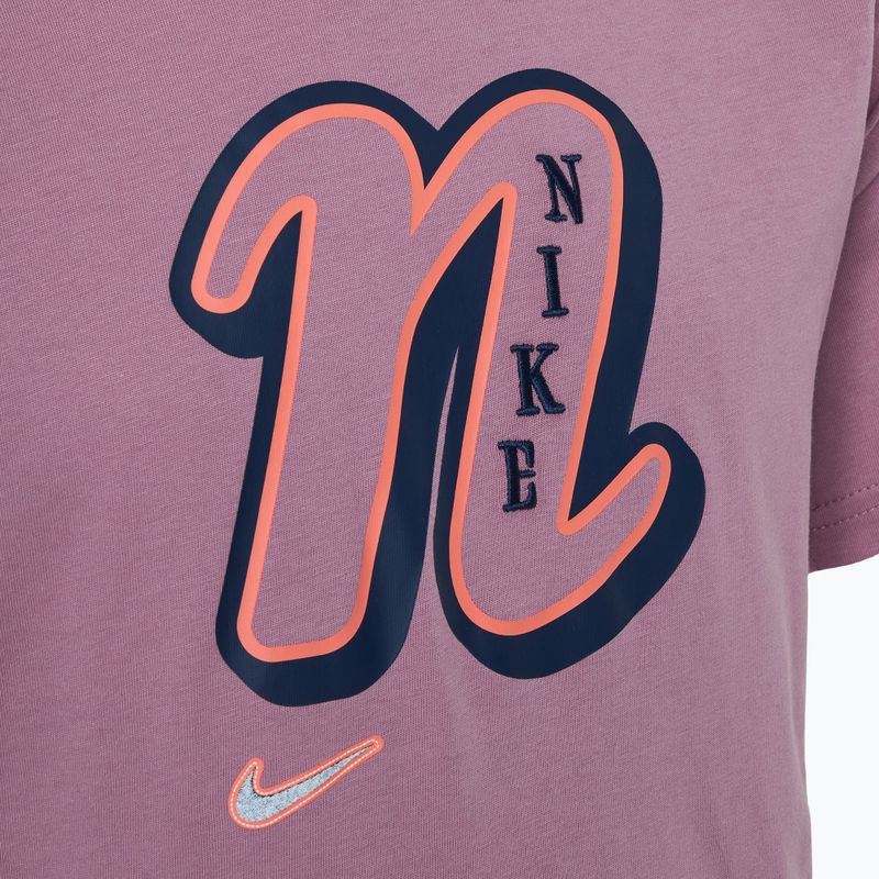 Koszulka dziecięca Nike Sportswear plum dust 3