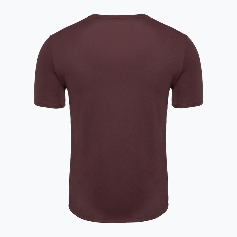Koszulka do biegania męska Nike Miler Dri-Fit UV burgundy crush 2