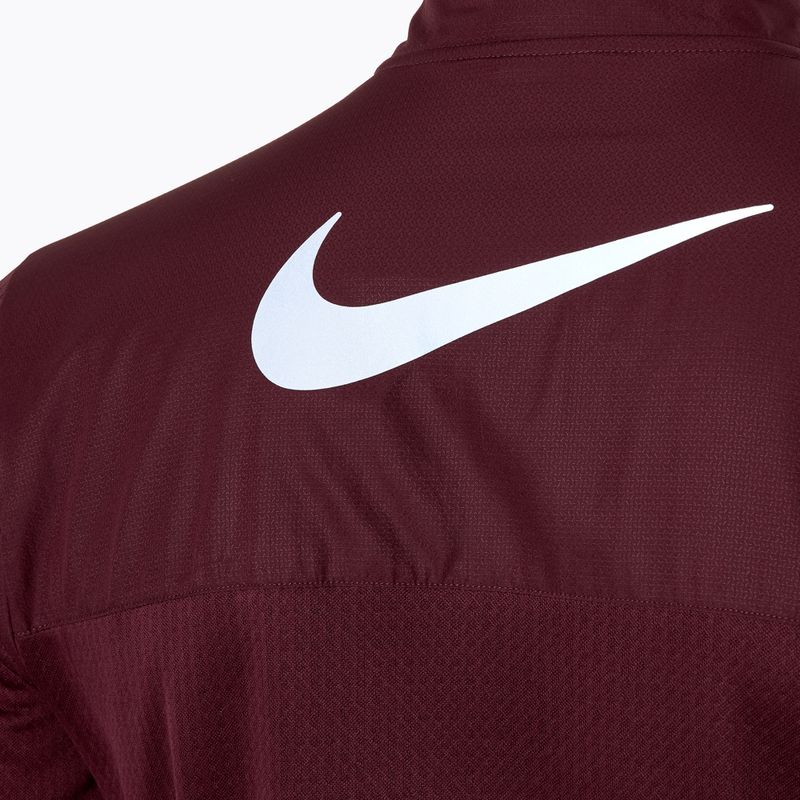 Bluza do biegania męska Nike Sphere Element Therma-FIT 1/2 Zip burgundy crush 4