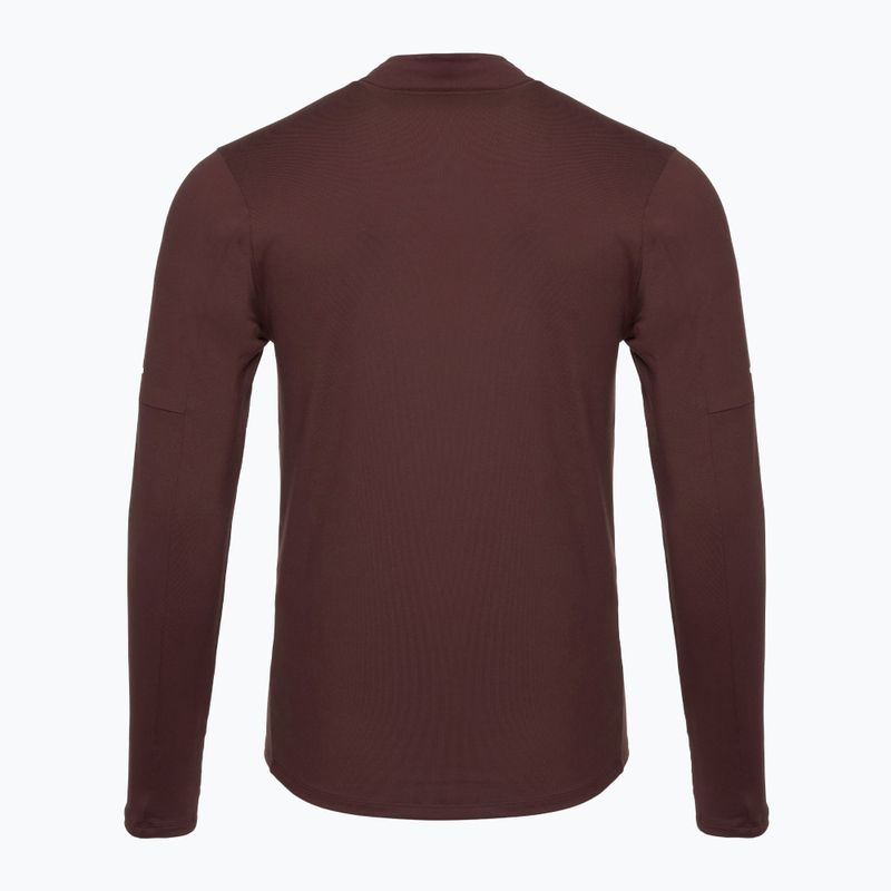 Longsleeve do biegania męski Nike Dri-FIT Element 1/2-Zip burgundy crush 2