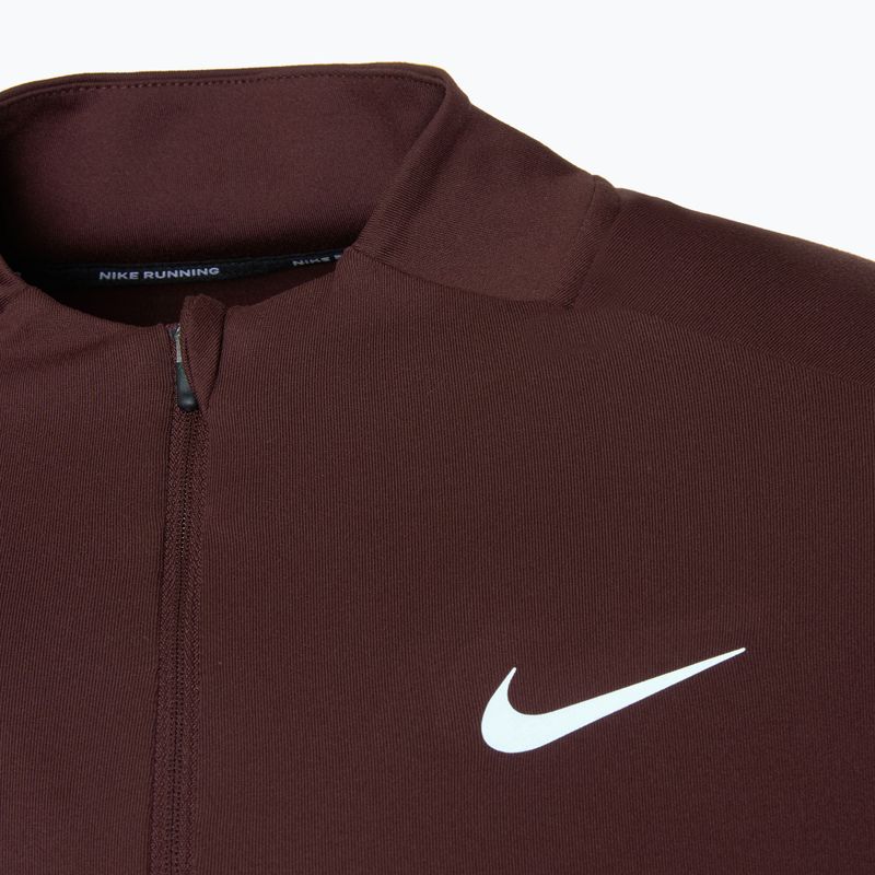 Longsleeve do biegania męski Nike Dri-FIT Element 1/2-Zip burgundy crush 3