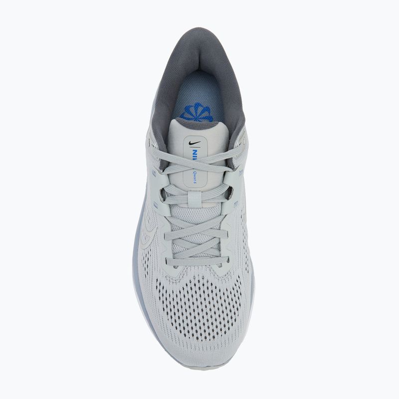 Buty do biegania męskie Nike Quest 6 light smoke grey/ashen slate/hyper royal/iron grey 5