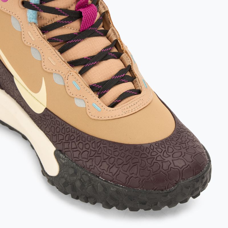 Buty dziecięce Nike Terrascout hemp/burgundy ash/denim turquoise/pale ivory 7