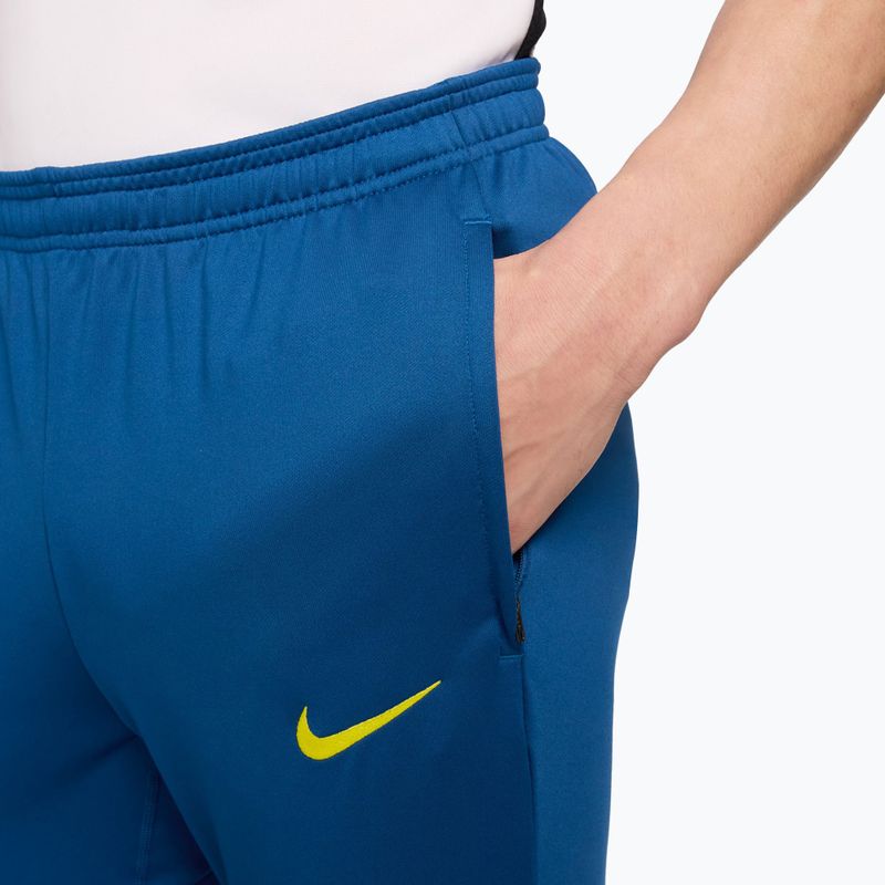Spodnie piłkarskie męskie Nike FC Barcelona Strike SE gym blue/opti yellow 3