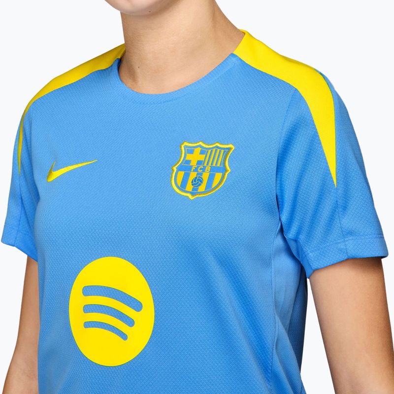 Koszulka piłkarska dziecięca Nike FC Barcelona Strike SE Jr university blue/opti yellow 3