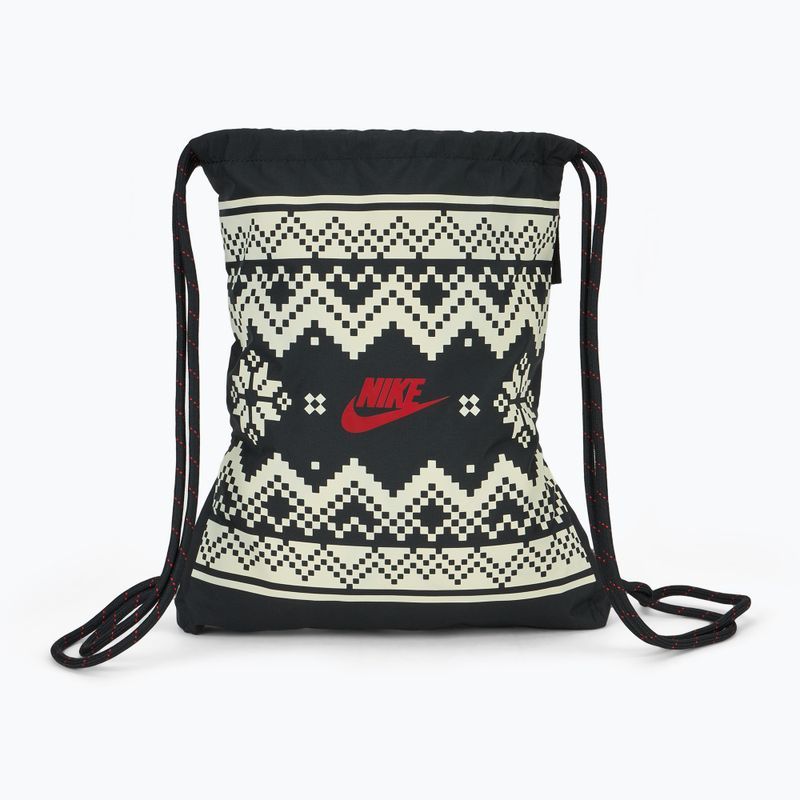 Worek Nike Heritage 13 l black/coconut milk/university red 2