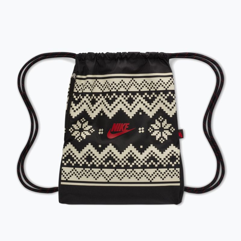 Worek Nike Heritage 13 l black/coconut milk/university red 5