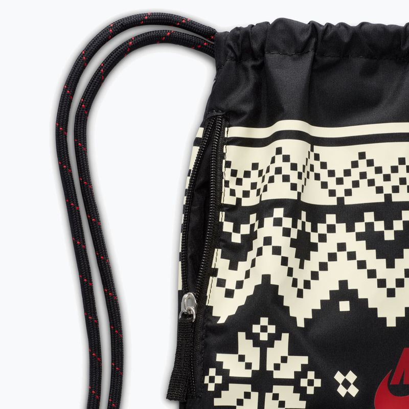 Worek Nike Heritage 13 l black/coconut milk/university red 8