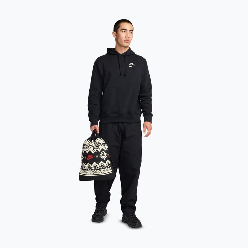 Worek Nike Heritage 13 l black/coconut milk/university red 10