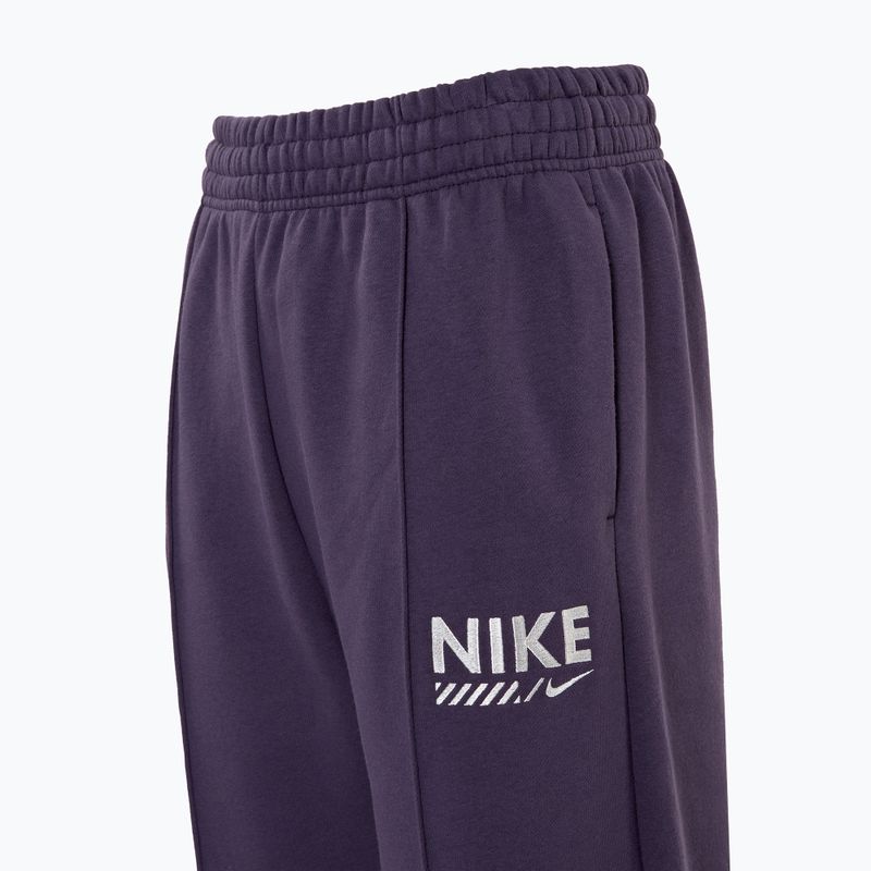 Spodnie damskie Nike Sportswear Fleece dark raisin 3
